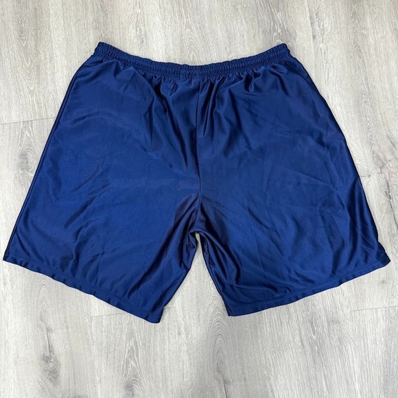 Nike Track Shorts Mens XL Blue VTG 90s Swoosh Athletic Made in Taiwan Embroider - Picture 2 of 6